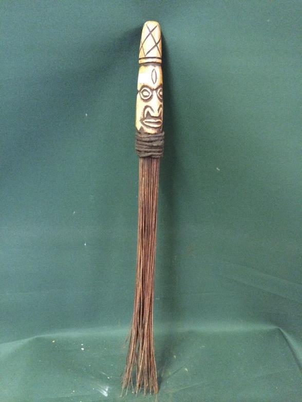 TIKAR Ceremonial Staff To bid live please visit www.yeovilauctionrooms.com