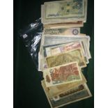 60+ World Banknotes, Dating from 1910 onward, Poor to Very Fine To bid live please visit www.