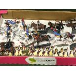 Collection Of Lead Soldiers To Include Horse Mounted Etc To bid live please visit www.