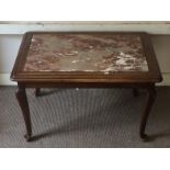 Marble Top Coffee/Occasional Table To bid live please visit www.yeovilauctionrooms.com