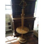 Vintage Early BIEDERMEIER Standard Lamp Of Burr Walnut To bid live please visit www.