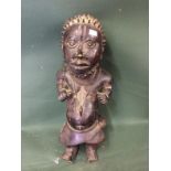 One Of A Pair Of BENIN Bronze Statues To bid live please visit www.yeovilauctionrooms.com