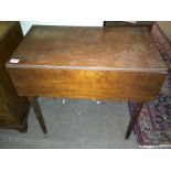 Drop Leaf Table With End Drawer. To bid live please visit www.yeovilauctionrooms.com