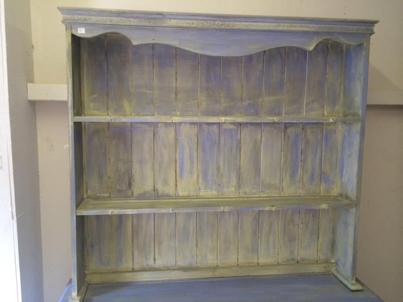 Vintage Style Painted Dresser 194cms High x 122Wide x 43Deep To bid live please visit www. - Image 3 of 3