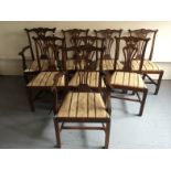 Set of Eight Georgian Dining Chairs To bid live please visit www.yeovilauctionrooms.com
