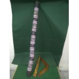A Didgeridoo, Boomerang and Tribal Pipe x3 To bid live please visit www.yeovilauctionrooms.com
