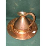 2 Pieces Of Copper, To Include Measuring Jug To bid live please visit www.yeovilauctionrooms.com