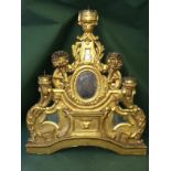 Large And Rare 18thC Giltwood And Gesso Mirror To bid live please visit www.yeovilauctionrooms.com