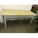 Painted Pine Table 171Cms Wide x 76Cms High x 67cms Deep. To bid live please visit www.