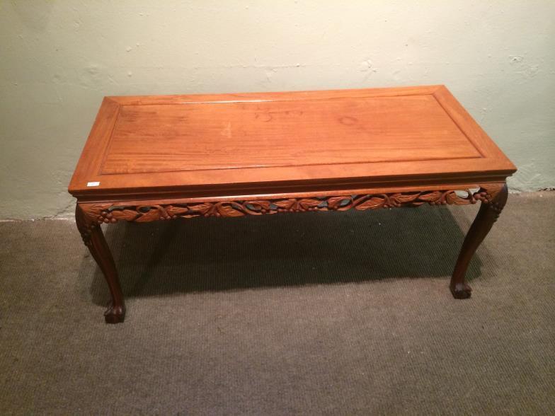 Oriental Style Coffee Table 46cms High X 102 X 46cms To bid live please visit www.