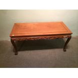 Oriental Style Coffee Table 46cms High X 102 X 46cms To bid live please visit www.