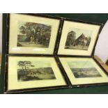 Four Victorian  Framed Shooting Prints To bid live please visit www.yeovilauctionrooms.com