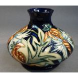 MOORCROFT PASSION FRUIT PATTERN VASE, 171/250, DATED 2000