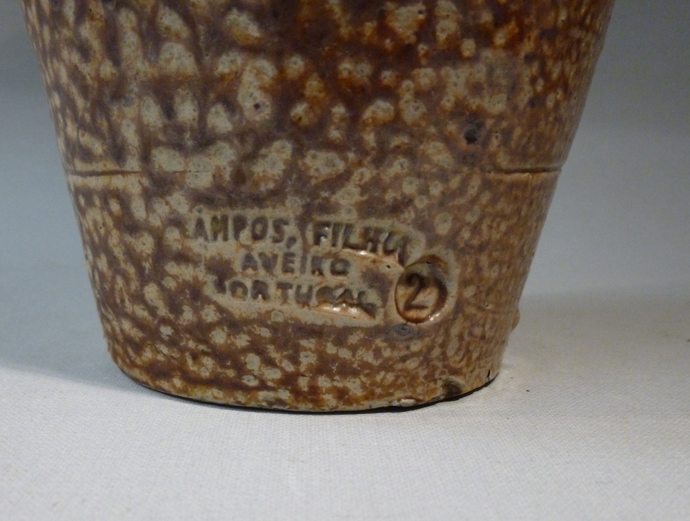 JOHN MALTBY (1936- ) LARGE MOTTLED BROWN GLAZED MUG (REPAIRED) H: 11.5 cm dia: 14 cm WITH - Image 13 of 17