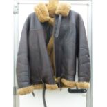 IRVIN, RAF SHEEPSKIN FLYING JACKET AVIATION LEATHERCRAFT, SIZE 40