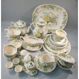 MASONS STRATHMORE PART DINNER AND TEA/COFFEE SET INCLUDING SIX 5¾" SAUCER, THREE 6¾" SAUCER, THREE