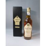 AUCHENTOSHAN 21 YEAR OLD SCOTCH WHISKY TRIPLE DISTILLED 70CL, 43%. WITH OLDER STYLE PACKAGING.