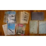 QUANTITY OF THE AEROPLANE 1935-1936, AEROPLANE SPOTTER 1935-1942, OTHER RELATED MAGAZINES AND JANE'S