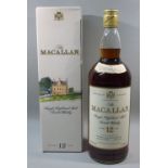 MACALLAN 12 YEAR OLD SINGLE MALT WHISKY 70CL, 40%, BOXED