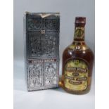 CHIVAS REGAL 12 YEAR OLD BLENDED WHISKY 26.4 FL.OZS (75.7CL) 75% PROOF, 43%, IN CARTON