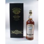 BOWMORE 25 YEAR OLD SCOTCH WHISKY, 70CL, 43%, BOXED