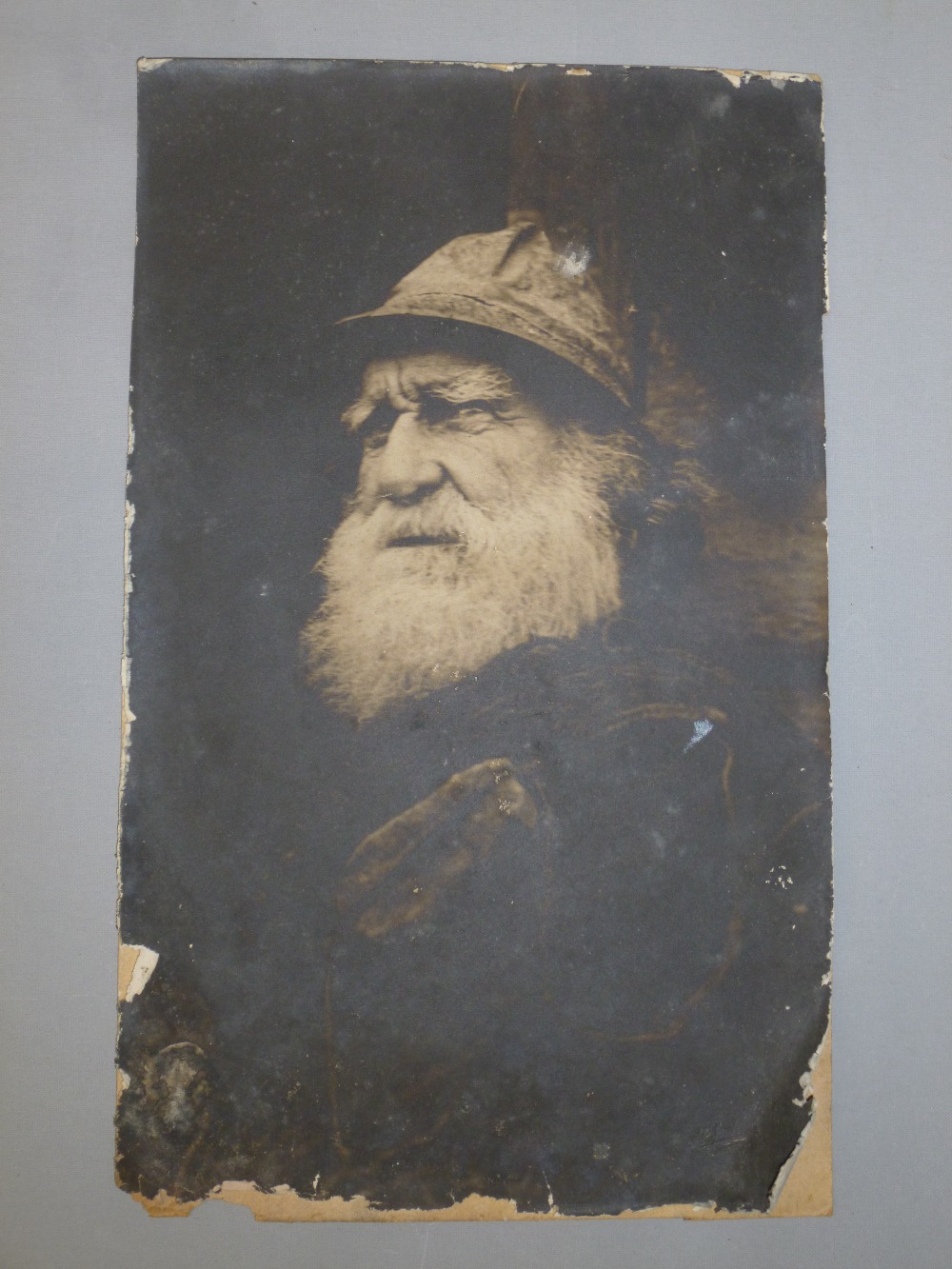 PHOTOGRAPHIC IMAGE OF A 'LOWESTOFT HERO' EDWARD ELLIS, LIFEBOATMAN (30.3 cm x 25.2 cm) AND A SIMILAR - Bild 4 aus 8