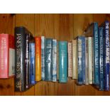 QUANTITY OF BOOKS ON WORLD WAR I/WORLD WAR II NAVAL SHIPS AND AVIATION INCLUDING JANE'S FIGHTING