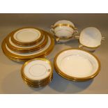 NORITAKE GRANDRIDGE 3001 3 x 10½" DINNER PLATE, 3 x 8¼" STARTER/SALAD 3 x 6 3/4" TEA/SIDE/BREAD &