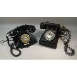 TWO TELEPHONES: SATRAL 'WHITEHALL 1212' AND GPO 312F