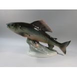 ROYAL DUX RAINBOW TROUT STAMPED ON THE BASE ROYAL DUX MADE IN CZECHOSLOVAKIA ALSO IMPRESSED MARK