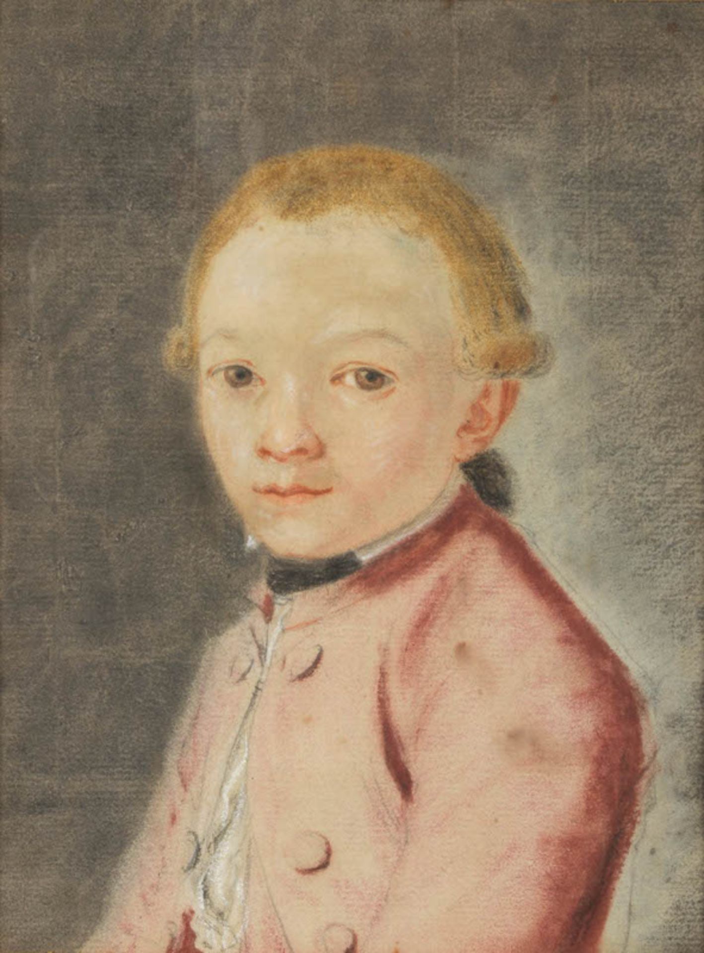 Jordanus Hoorn (1753-1833), 'Portret van een jongetje', niet gesigneerd, gemengde techniek, afm.