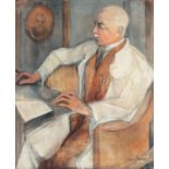 Reserve: 2600 EUR    Banco  (Hamburg 1878 - Hamburg 1943)  Portrait of a Physician  Ca. 1927, oil/