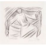 Reserve: 350 EUR    Barlach  (Wedel/Holst. 1870 - Rostock 1938)  The Awakened One  Lithograph,