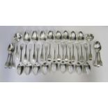 A COLLECTION OF CAPE SILVER SPOONS, VARIOUS MAKERS AND DATES comprising: 7 table spoons and 6