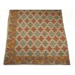An European flat weave Carpet, Portugal, Modern the ivory field with an overall design of