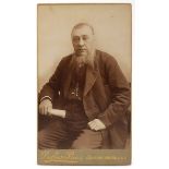 Duffus Brothers PRESIDENT PAUL KRUGER Johannesburg: Duffus Bros, circa 1890 13 by 19,5cm An original