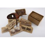 Anon ANGLO-BOER WAR STEREOSCOPE SLIDES WITH VIEWER Washington: Underwood & Underwood Publishers