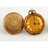 Hofmeyr, Mrs J. H. Alida (born Alida Brink Hendriksz) HIGHLY ENGRAVED POCKET WATCH OF MRS ALIDA