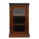 A Victorian rosewood, gilt-metal mounted and inlaid cabinet, 19th century the rectangular top with