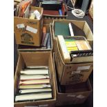 World Mix in 7 Large Boxes, 1850/2010. Fine unmounted, mountd and used, mostly in albums, strength