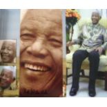 Happy 90th Birthday Madiba, hard cover coffee table photo book, 2008. celebrating the special day