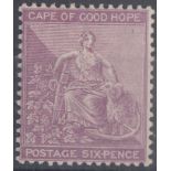 Hope 6d Mauve, 1882. Fine unmounted mint. SACC 39. Catalogued R4500