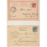 South West Africa Postal History Collection on album pages, 1897/1951. Approximately 76 items, noted