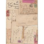 Anglo Boer War Postal history Collection, 1901/02. A miscellaneous group of 32 items, noted a