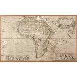 MOLL, H. MAP OF AFRICA, LONDON, SECOND HALF 18TH CENTURY  copperplate engraving 57,5 by 96,5cm
