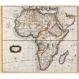 UNKNOWN AFRICA, THIRD QUARTER 17TH CENTURY  hand coloured copperplate engraving 36 by 42cm