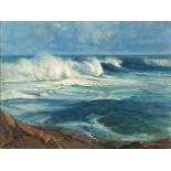 Titta Fasciotti, SEA SCAPE, signed, oil on board, 44,5 by 60cm