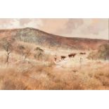 Christopher Tugwell, LANDSCAPE, signed, oil on board, 60 by 90cm