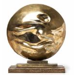 Gio Pomodoro, MOON, signed, dated 64 and numbered 3/6, bronze, height: 25,5cm (excluding base)