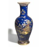 A LARGE CARLTON WARE 'NEW MIKADO' PATTERN VASE, 1916-1923 the baluster body enamelled and gilded